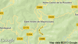 Plan de Saint-André-de-Majencoules