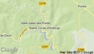 Plan de Sainte-Cécile-d'Andorge