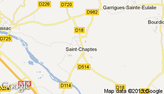 Plan de Saint-Chaptes