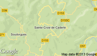 Plan de Sainte-Croix-de-Caderle