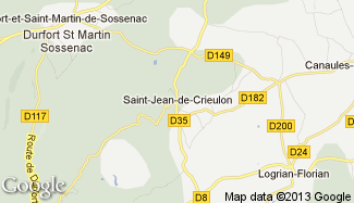 Plan de Saint-Jean-de-Crieulon