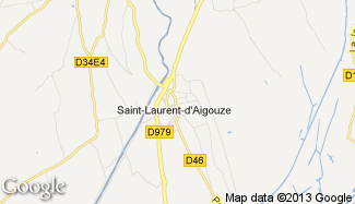 Plan de Saint-Laurent-d'Aigouze