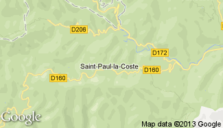 Plan de Saint-Paul-la-Coste