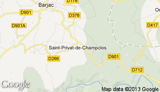 Plan de Saint-Privat-de-Champclos