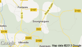 Plan de Souvignargues