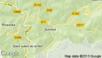 Plan de Sumène