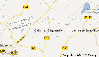 Plan de Cabanac-Séguenville