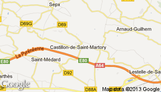 Plan de Castillon-de-Saint-Martory