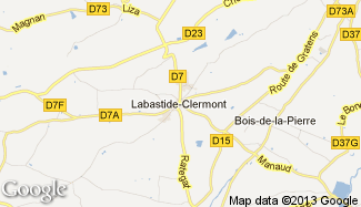Plan de Labastide-Clermont