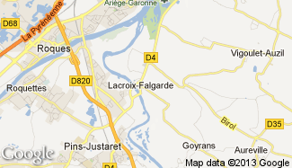 Plan de Lacroix-Falgarde