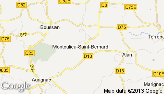 Plan de Montoulieu-Saint-Bernard