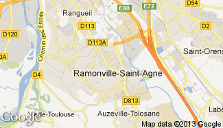 Plan de Ramonville-Saint-Agne