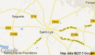 Plan de Saint-Lys