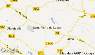 Plan de Saint-Pierre-de-Lages