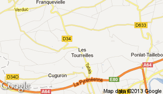 Plan de Les Tourreilles