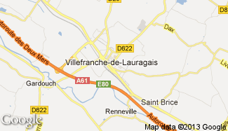 Plan de Villefranche-de-Lauragais