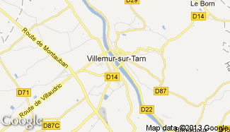 Plan de Villemur-sur-Tarn