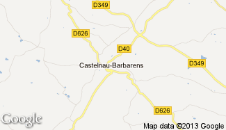 Plan de Castelnau-Barbarens