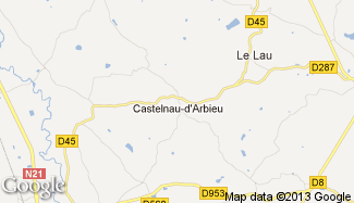 Plan de Castelnau-d'Arbieu