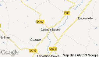 Plan de Cazaux-Savès