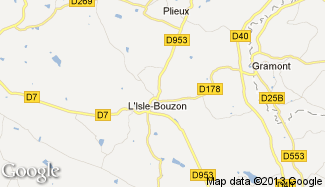 Plan de L'Isle-Bouzon