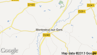 Plan de Montestruc-sur-Gers