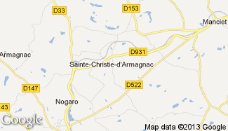 Plan de Sainte-Christie-d'Armagnac