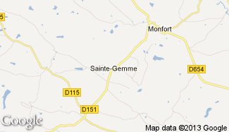 Plan de Sainte-Gemme