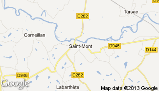 Plan de Saint-Mont