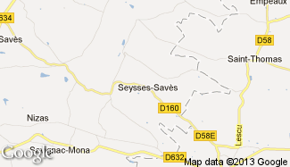 Plan de Seysses-Savès