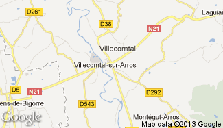 Plan de Villecomtal-sur-Arros