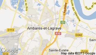Plan de Ambarès-et-Lagrave