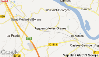 Plan de Ayguemorte-les-Graves