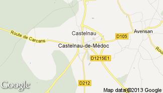 Plan de Castelnau-de-Médoc