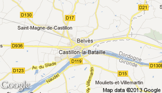 Plan de Castillon-la-Bataille