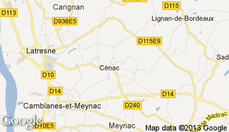 Plan de Cénac