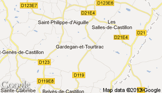 Plan de Gardegan-et-Tourtirac