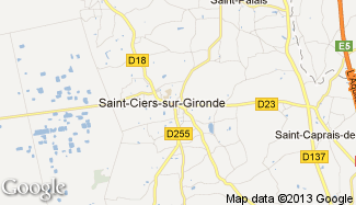 Plan de Saint-Ciers-sur-Gironde