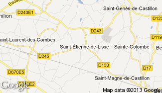 Plan de Saint-Étienne-de-Lisse