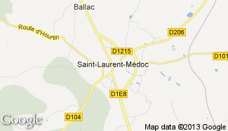 Plan de Saint-Laurent-Médoc