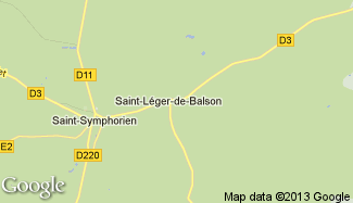 Plan de Saint-Léger-de-Balson