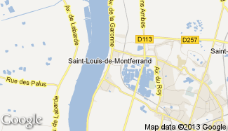 Plan de Saint-Louis-de-Montferrand