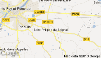 Plan de Saint-Philippe-du-Seignal