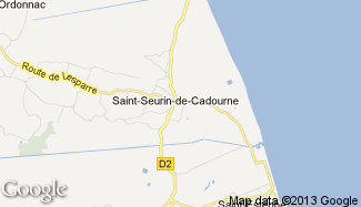 Plan de Saint-Seurin-de-Cadourne