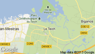 Plan de Le Teich