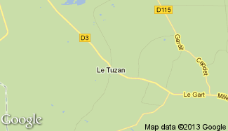 Plan de Le Tuzan