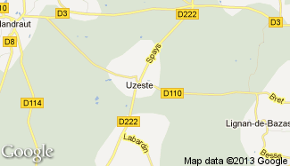 Plan de Uzeste