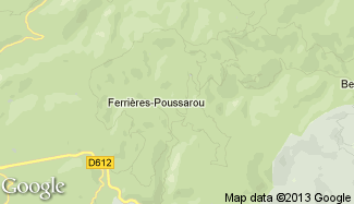 Plan de Ferrières-Poussarou