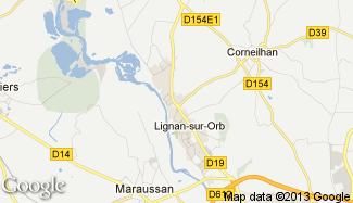 Plan de Lignan-sur-Orb