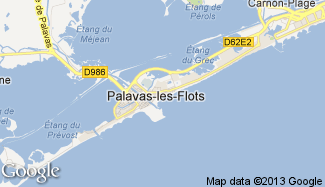 Plan de Palavas-les-Flots